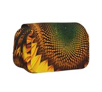 BSKGOHP You Are My Sunshine Sunflower Print Double Layer Pen Pencil Case Protective Large Capacity Storage Organizer