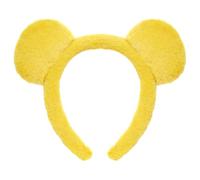 Bskifnn Bear Costume Bear Ears Headband Chipmunks Halloween Costumes Accessory for Animals Cosplay Party Makeup Face Washing (Yellow)