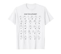 BSL Alphabet Fingerspelling British Sign Language T-Shirt
