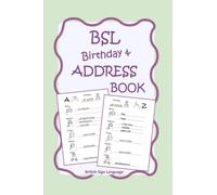 BSL Birthday & ADDRESS BOOK: British Sign Language for all ages (LET'S SIGN)