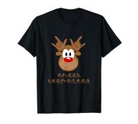 BSL Christmas Reindeer Sign Language deaf T-Shirt