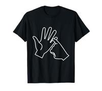 BSL Letters of the alphabet initial S British sign language T-Shirt