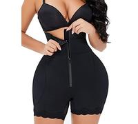 Bslingerie® Women Shapewear Waist Slimmer Butt Lifter Control Panties (Black w/Straps, XL)