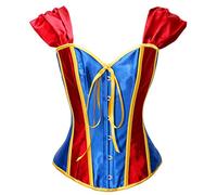 Bslingerie Womens Halloween Costume Princess Bustier Corset Top - White -