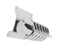 BSLSVGE Mechanical Counter Metal Manual Clicker 4 Digit 5 Units Stainless Steel Tally Hardware Tools for Airport Terminal Factory Statistics
