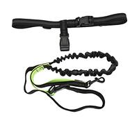 BSLSVGE Pet Leash Adjustable Hands Free Reflective Dog Running Rope with Waist Belt for Small Medium Large Dogs Durable Nylon Material Elastic Safe for Jogging Walking Hiking