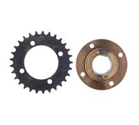 BSLSVGE Piñón sin dientes de acero al carbono 29T cadena 420 kit de rueda resistente y duradero para ATVs y motocicletas