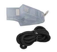 BSLSVGE Referee Whistle | Expert Loud Crisp Sound for Sports Competitions/Coaching/Training | Sturdy Plastic with Adjustable Lanyard (Grey)