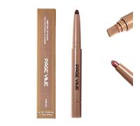 BSLVWG 2-in-1 Lipstick & Lip Liner with Peptides,Angled Lipstick+Matching Lipliner Pencil,Waterproof & Retractable Lip Pencil, Matte Finish,Long-Lasting All Day Wear & Smudge-Resistant,Rich Brown