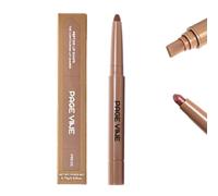 BSLVWG 2-in-1 Lipstick & Lip Liner with Peptides,Angled Lipstick+Matching Lipliner Pencil,Waterproof & Retractable Lip Pencil, Matte Finish,Long-Lasting All Day Wear & Smudge-Resistant,Neutral Brown