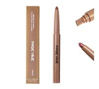 BSLVWG 2-in-1 Lipstick & Lip Liner with Peptides,Angled Lipstick+Matching Lipliner Pencil,Waterproof & Retractable Lip Pencil, Matte Finish,Long-Lasting All Day Wear & Smudge-Resistant,Warm brown