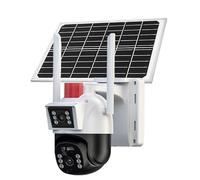 BSLVWG 2K Solar Security Cameras Wireless Outdoor/Indoor,360° Pan Battery Camera with Solar Panel,Color Night Vision,PIR Motion Detection,2.4 GHz Wi-Fi,Home Security Camera,2-Way Talk,IP66 Waterproof