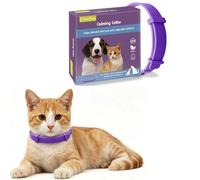 BSLVWG Calming Collar for Cats, Anxiety Reducing Pheromone Collar, Long-Lasting Pheromone Collar Helps Calm During Loud Noises and Separation,15 inch Adjustable Fits Small Medium Large Cats (Purple)