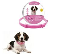 BSLVWG Calming Collar for Dogs, Anxiety Reducing Pheromone Collar, Long-Lasting Pheromone Collar Helps Calm During Loud Noises and Separation,25 inch Adjustable Fits Small Medium Large Dogs (Pink)