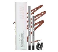 BSLVWG Eyeliner Pencil,Gel Eyeliner Pencil,Sharpenable Eye Pencil For Creating Long-Lasting, Bold, Waterproof,Smudge-Proof, Transfer-proof, Long-lasting Color Eye Liners (Burgundy)