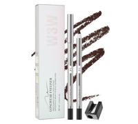 BSLVWG Eyeliner Pencil,Gel Eyeliner Pencil,Sharpenable Eye Pencil For Creating Long-Lasting, Bold, Waterproof,Smudge-Proof, Transfer-proof, Long-lasting Color Eye Liners (Brown)