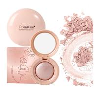 BSLVWG Highlighter Powder,Highlighter Makeup Palette,Dual matte & shimmer finish,Silky Blendable Brightens Face Highlighters Contour Powder,Vegan & Cruelty-Free,Pink