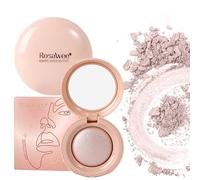 BSLVWG Highlighter Powder,Highlighter Makeup Palette,Dual matte & shimmer finish,Silky Blendable Brightens Face Highlighters Contour Powder,Vegan & Cruelty-Free,Brown