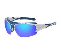 BSLVWG Polarised Sports Sunglasses for Men Women Driving Sunglasses Cycling Running Baseball Fishing Goggles Superlight Frame (Blue)