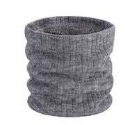 BSLVWG Winter Neck Warmer Fleece Thermal Lined Scarf Thicken Windproof and Dust Skiing Circle for mens women Double-Layer Fleece Lining Knit Unisex Circle Scarf for Cycling Motocycle (Light Gray)