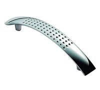 BSM Marketing Chrome Bow D Style Kitchen Door Handles with Dimple Design 160mm Pack of 1