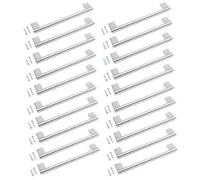BSM Marketing Kitchen Cupboard Cabinet Keyhole Boss Bar Door Handle Knob Brushed Stainless Steel (20, 209mm)