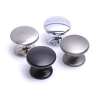 BSM Marketing Kitchen Cupboard Drawer Door Handle Knob Chrome/Brushed Nickel/Black/Pewter (20, Black)
