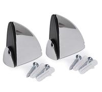 BSM Marketing Large Chrome Finish Steel Adjustable Glass Shelf Support Brackets Up To 10mm Glass (2)
