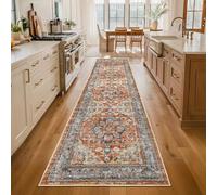 Bsmathom Runner Rug for Hallways Non Slip Washable Boho 2x8 Hallway Low Pile Throw Rugs Vintage Carpet Runners for Entry Way, Kitchen, Laundry Room, Bathroom