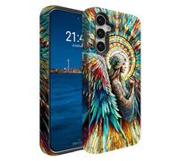 BSMOSPER Compatible for Samsung Galaxy A37 5G Case, Dual Layer Heavy Duty 2 in 1 Shockproof Protective Phone Case,Angel