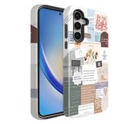 BSMOSPER Compatible for Samsung Galaxy S25 FE 5G Case, Dual Layer Heavy Duty 2 in 1 Shockproof Protective Phone Case,Christian Bible Verses