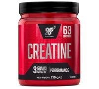 BSN DNA Creatine Monohydrate Powder, Sports Nutrition Pre Workout and Post Workout Supplement, to support and performance, Unflavoured, 216 g, 63 Servings