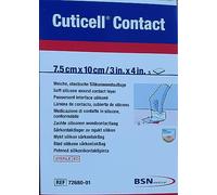 BSN Medical 72680-01 Cuticell Silicone Wound Contact Layer, 7.5cm x 10cm, Pack of 5