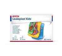 Bsn Medical 7645806 Leukoplast Kids Plasters, 50 3.8 cm x 6.3 cm and 50 1.9 x 5.6 cm Fixing Plasters
