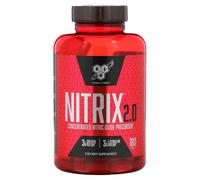 BSN, Nitrix 2.0, Concentrated Nitric Oxide Precursor, 180 Tablets