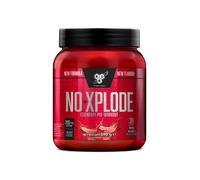 BSN Nutrition N.O.-Xplode Pre Workout Powder Food Supplement, Energy and Focus Booster with Caffeine, Amino Acids, Vitamin C and Zinc, Red Rush Flavour, 30 Servings, 390 g