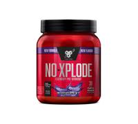 BSN Nutrition N.O.-Xplode Pre Workout Powder Food Supplement, Energy and Focus support with Caffeine, Amino Acids, Vitamin C and Zinc, Purple Power Flavour, 30 Servings, 390 g