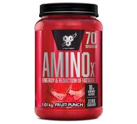 BSN Nutrition Amino X Supplement with Vitamin D, Vitamin B6 and Amino Acids, Fruit Punch Flavour, 70 Servings, 1 kg
