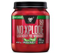 BSN Nutrition N.O.-Xplode Pre Workout Powder Food Supplement, Energy and Focus Booster with Caffeine, Amino Acids, Vitamin C and Zinc, Green Burst