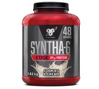 BSN Nutrition Protein Powder Syntha 6 Edge Low Carb and Sugar Whey Protein Shake with Whey Protein Isolate and BCAAs, Muscle Gain Powder, Cookies &