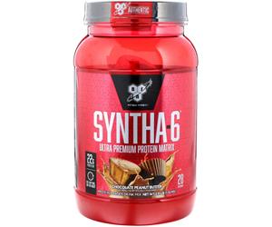 BSN, Syntha-6, Ultra Premium Protein Matrix, Chocolate Peanut Butter, 2.91 lbs (1.32 kg)