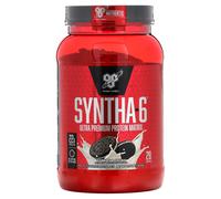 BSN, Syntha-6, Ultra Premium Protein Matrix, Cookies & Cream, 2.91 lb (1.32 kg)
