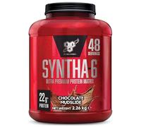 BSN Syntha 6 Ultra-Premium Protein Powder for muscle growth and repair, Low Sugar High Protein, Chocolate Mudslide Flavour, 48 Servings, 2.26 kg
