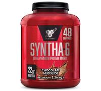 BSN Syntha 6 Ultra-Premium Protein Powder for muscle growth and repair, Low Sugar High Protein, Chocolate Mudslide Flavour, 48 Servings, 2.26 kg