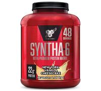 BSN Syntha 6 Ultra-Premium Protein Powder for muscle growth and repair, Low Sugar High Protein, New York Vanilla Cheesecake Flavour, 48 Servings, 2.26