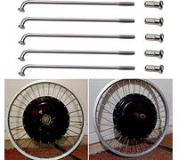 BSOMAM Bicycle Wheel Spokes Set, 36Pcs 60-305mm 12G Electric Bicycle E-bike Wheel Tire Steel Spokes Bike Parts, Bicycle Spokes With Nipples (80mm)