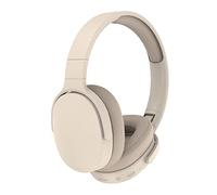 BSOMAM Wireless Bluetooth Headphones,HiFi Foldable Intelligent Noise Reduction Adjustable Wireless Headset with Microphone,Bluetooth-compatible 5.1 Stereo Over Ear Headphone for Sports Travel (Beige)