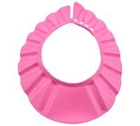 Bsowte 1 PCS Adjustable Soft Baby Kids child Children Shampoo Bath Shower wash hair Waterproof Eye Shield Cap Hat Shield sun cap Tub Bathtub Visor for Toddler (pink)