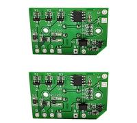 Bsowte 2X Solar Light Circuit Board 3.7V Switch Solar Lawn Controller Lithium Battery RGB Changing Solar Lamp Circuit Board