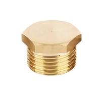 BSP Brass End Cap Stop Plugs Male Thread Blanking, End Screw on Fitting Coupler Connector Adapter 1pc(Cap Male 2INCHES)
